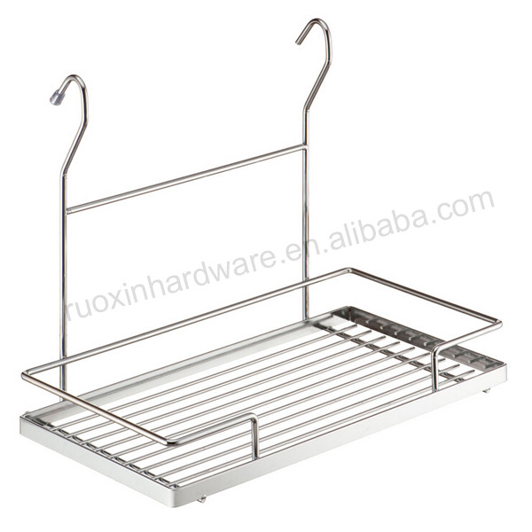 Домашняя фурнитура, корзина для хранения в ванную комнату, sinle layer metal bath caddy rack