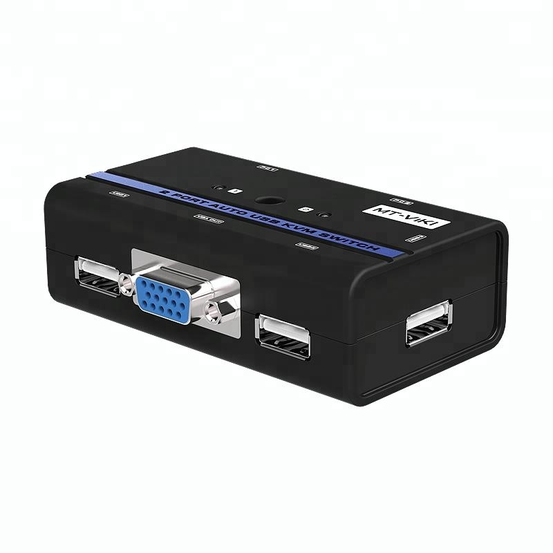 Нет внешнего источника питания 2 порта Авто Vga Usb Kvm переключатель