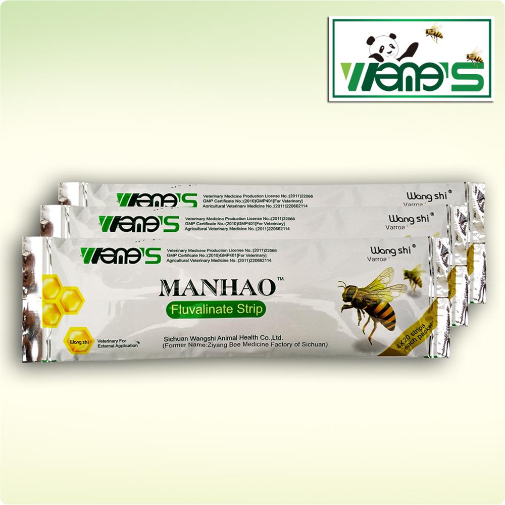 новый пчелиный эффективный препарат -флувалинат--WANG'S MANHAO от варроа
