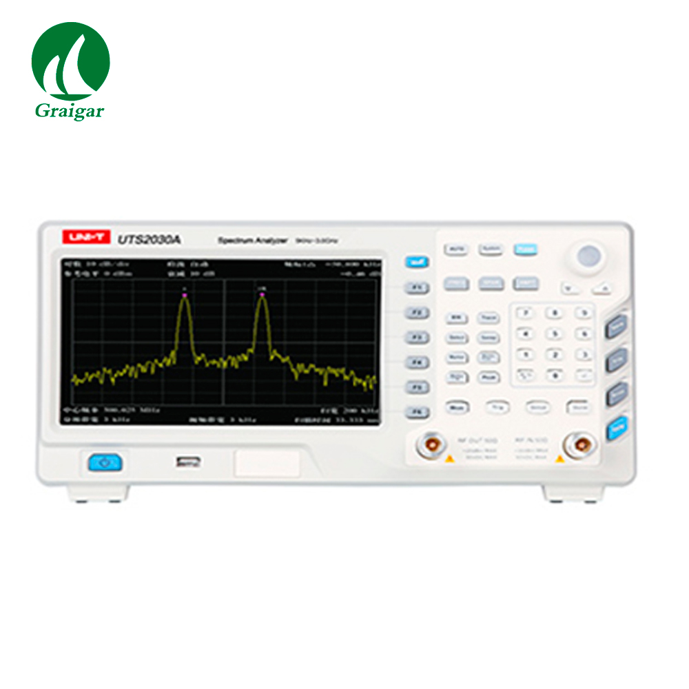 UTS2030A 6,5 ''tft-lcd 9 кГц ~ 3 ГГц, анализатор спектра UNI-T Частотный анализатор UTS2030A