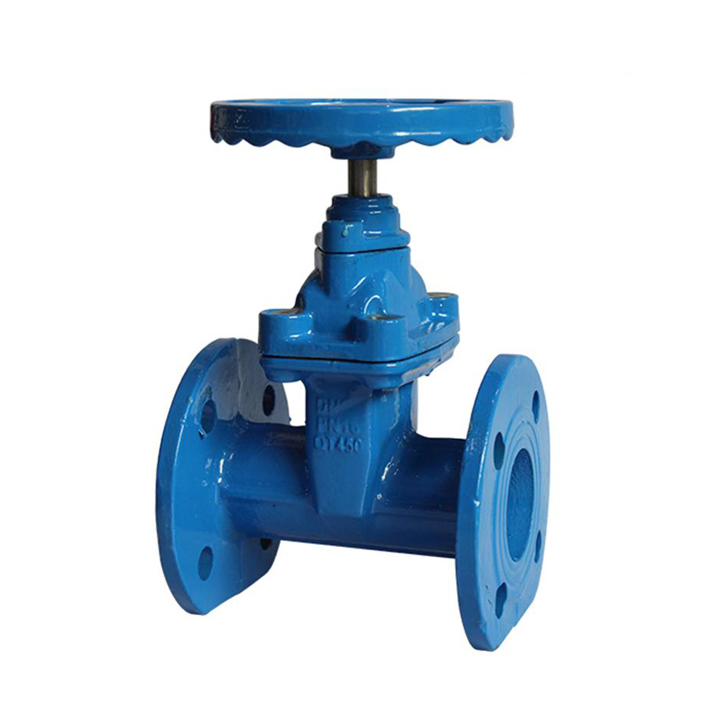 COVNA DN125 5 inch PN40 Large Diameter Cast Iron Trim Parallel Water Seal Slide Marine Gate Valve with Cad Drawings