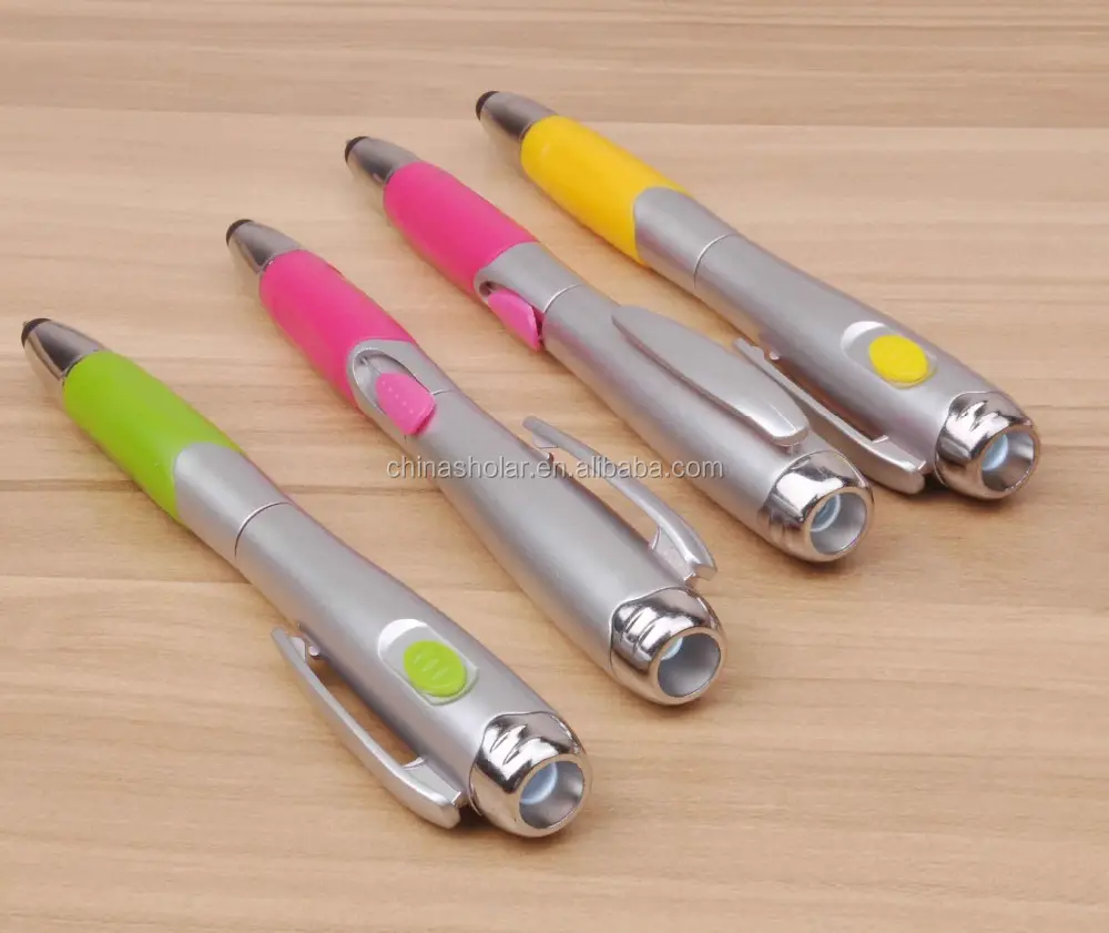 Pen Led Plastic Customized LED Light Pen With Touch