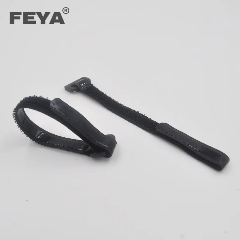 Nylon Fastener Tape Hook and Loop On the Same Side Strap with Silicone