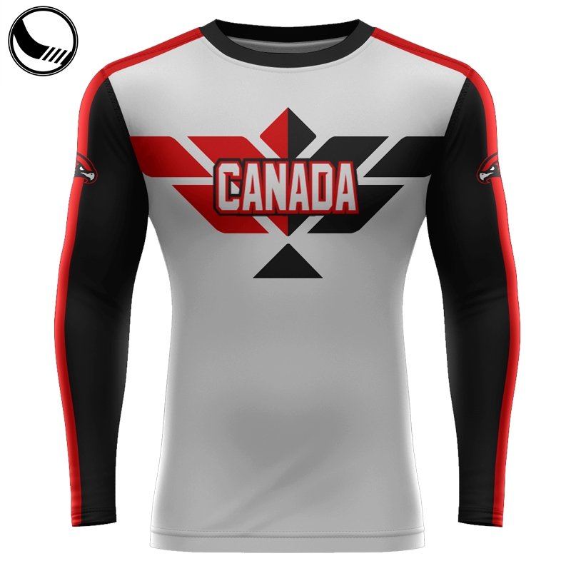 С длинным рукавом bjj rashguard