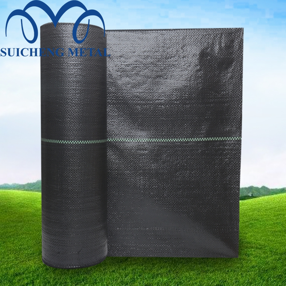 Guangzhou Factory 2m height high quality weed mat /plastic ground cover/ black plastic mulch