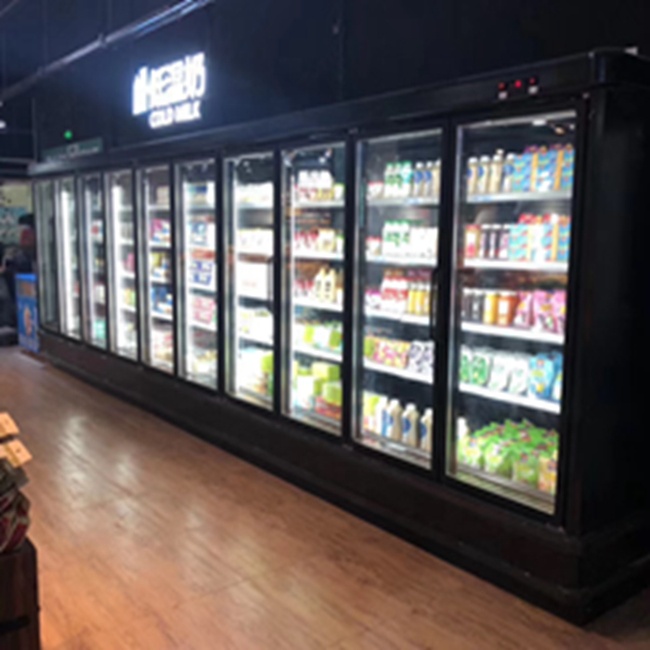 New Product Grocery Store Conventional Freezer and Refrigerator