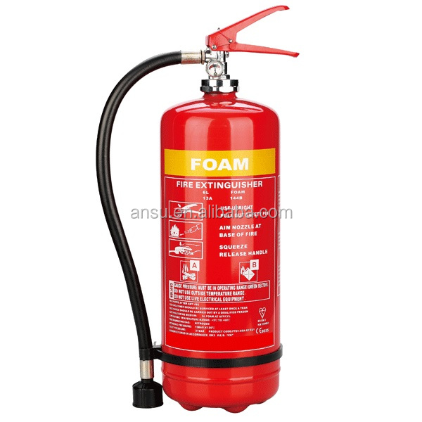 6l пенные огнетушители с EN3 утвержден