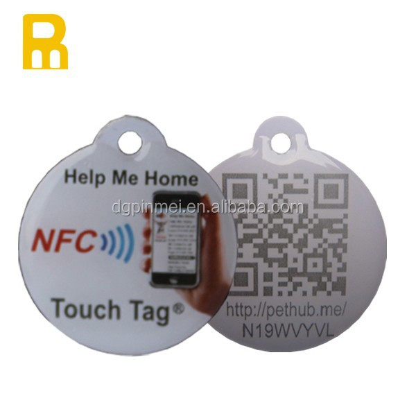 2015 ПВХ меток nfc С qr-код для смартфонов