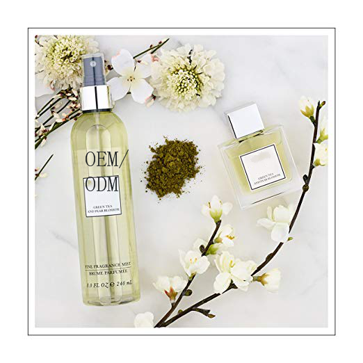 Private Label Тела Туман Спрей для женщин, зеленый чай и груша Blossom