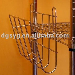 Accessories for Wire Shelving -basket holder