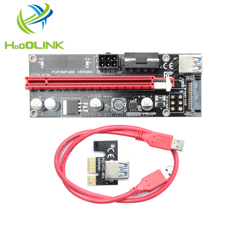 Заводская Прямая поставка, высокое качество, новинка, 009S pci-e Райзер 1x до 16x black King Kong 009S