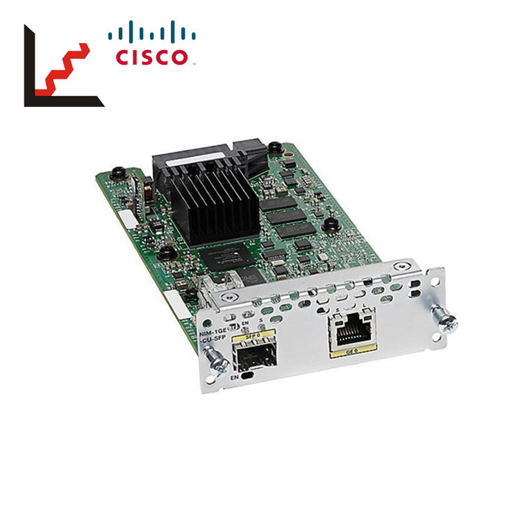 Original new cisco NIM-1GE-CU-SFP 1-Port GE/SFP for ISR 4000 and 4300 Series best price in stock