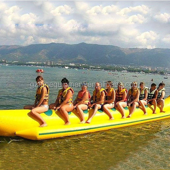 Вода надувная игрушка лодка Прочный надувной банан лодка для взрослых