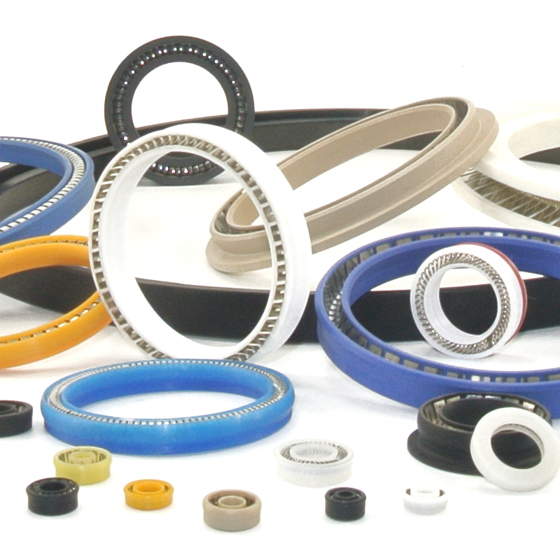 DLSEALS квалифицированный производитель PTFE Материал роторное уплотнение 3,8*8*3 пружинное зарядное устройство