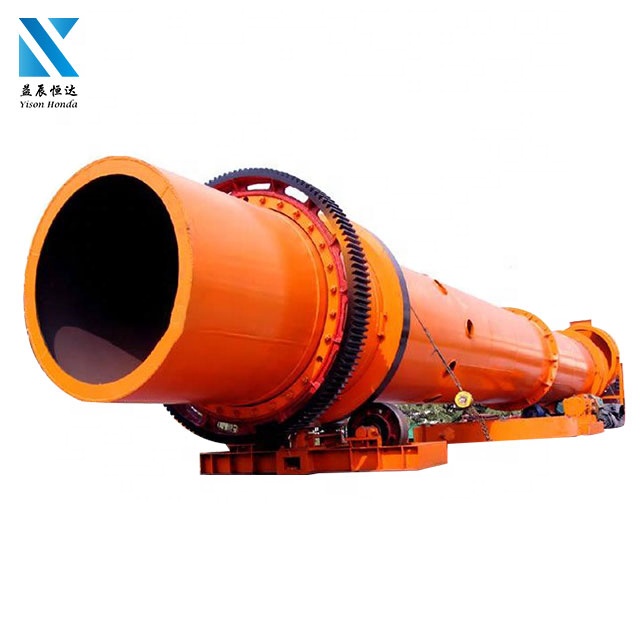 silica sand and flue gas desulfurization gypsum rotary dryer