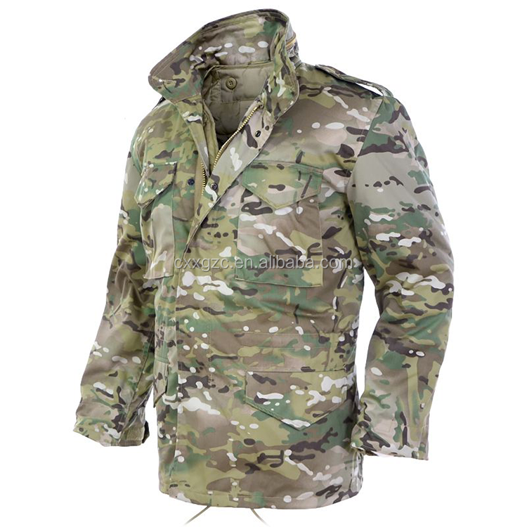 Ветрозащитная армейская зимняя Полевая куртка M65 Multi Camo оптом