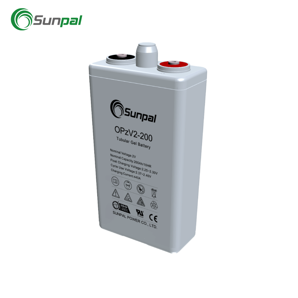 Sunpal OPzV Батарея Солнечный 2 В в 200Ah класс 2V200AH батареи цена UPS