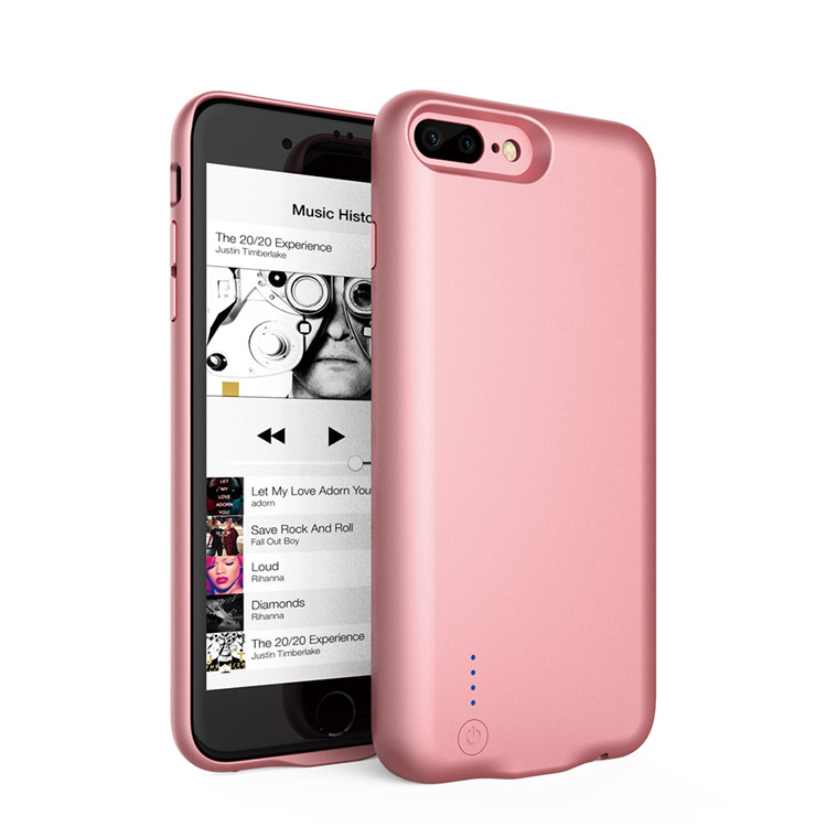Перезаряжаемый тонкий Чехол-аккумулятор для iPhone 7s, Задняя панель для мобильного телефона, 3800 мАч, аккумулятор для зарядки iPhone 7/8 plus