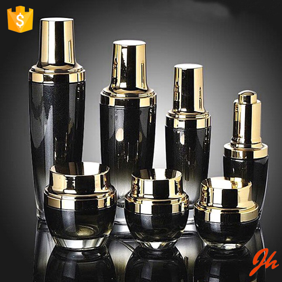 Упаковка пустая черная сыворотка bottle20g 30 г 50 г 30 мл 50 мл 100 мл 120 мл стеклянная бутылка для лосьона/банка/контейнер оптовая продажа