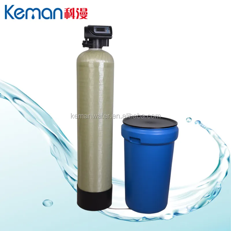 Split type automatic central water softener for home use