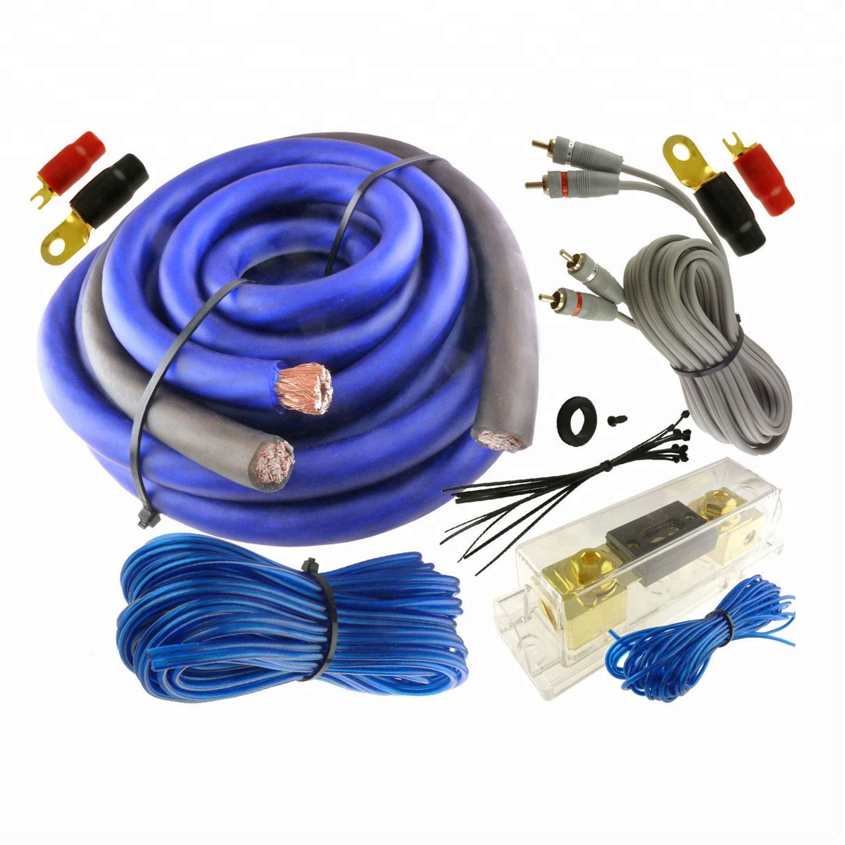 Комплект 20 футов 14AWG для усилителя кабеля динамика