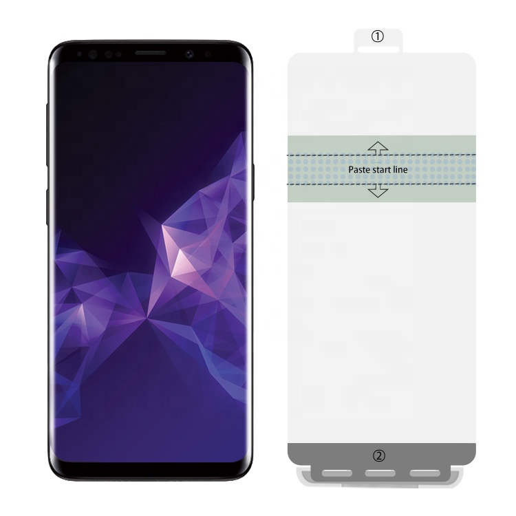 Для Samsung Galaxy S9 S9 + gолноэкранный мягкий фильма все включено TPU защитную пленку S9plus гидрогель пленка