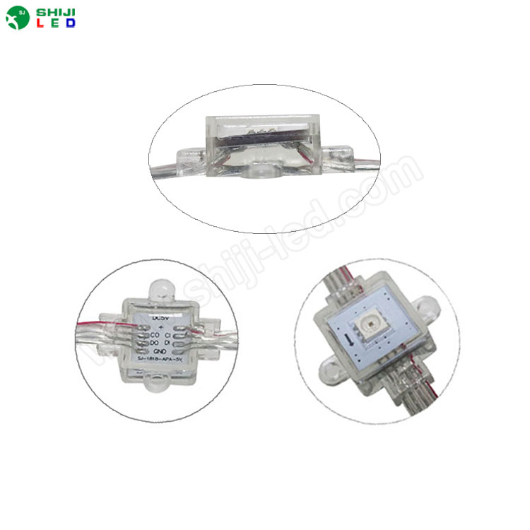 Адресуемых 5 в украшения освещение APA102 SMD 5050 rgb pixel Светодиодный модуль строка