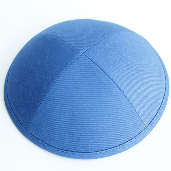 Оптовая продажа на заказ саржевого хлопка Kippot еврейской ермолке кипа Kippot шапочки с вышивкой и принтом свой собственный логотип