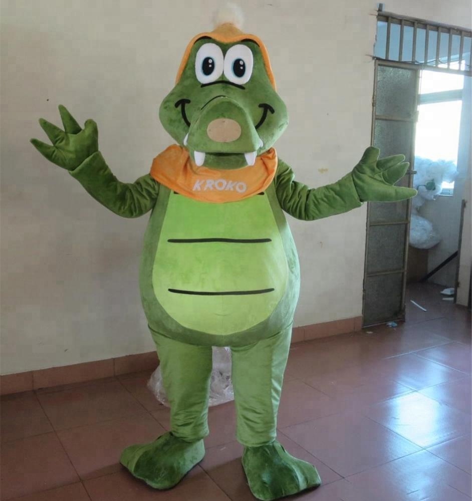 Hola крокодил талисмана/Индивидуальные mascot костюм животного