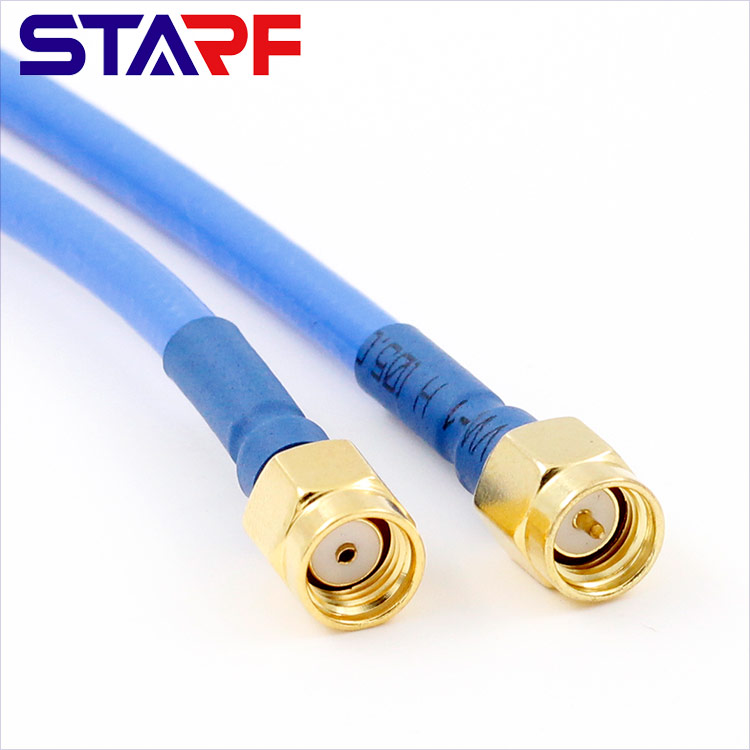 Коаксиальный кабель STARF Pigtail RPSMA «штырь-штырь» с полугибким кабелем RG402
