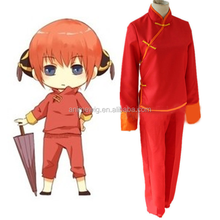 Kagura/Лидер продаж; Костюм для девочек с длинными рукавами в японском стиле; Красный костюм Чонсам; Костюм для костюмированной вечеринки