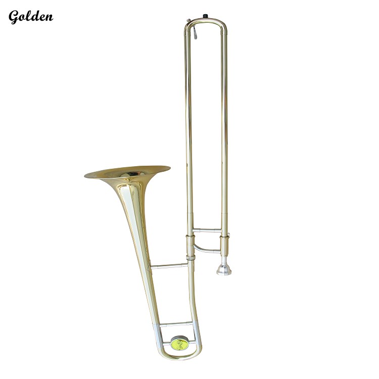 Золотой лучшие бренды латунный инструмент Bb Key Trombone