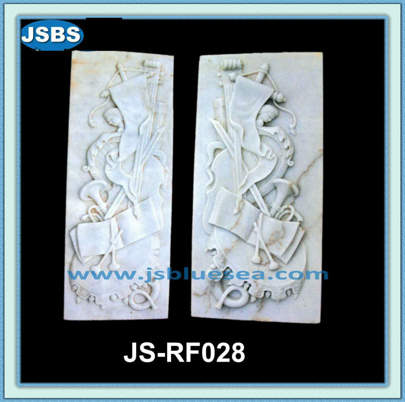 Unique Design Stone Carved Abstract Relief Sculpture