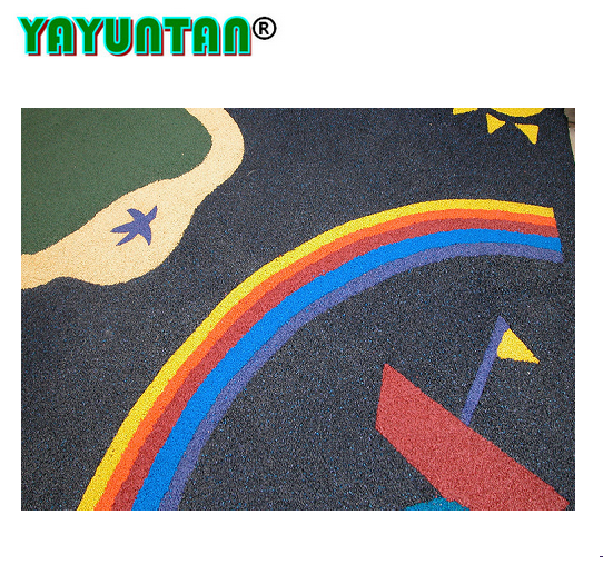Анти-УФ EPDM Резина Surfacing для Softfall покрытие игровой площадки