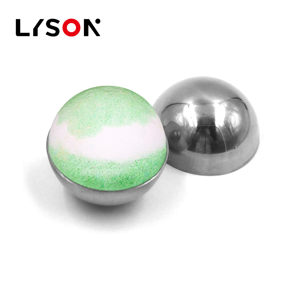 Diy Bath Bomb Molds 100mm polished metal hollow hemisphere