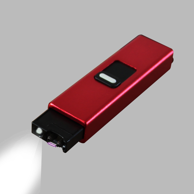 Metal Mini USB Arc Lighter with Customizable Laser Logo - Electric Plasma Lighter for Smoking Accessories