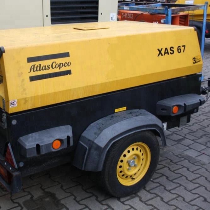 Atlas Copco XAS67 Dd портативный воздушный компрессор
