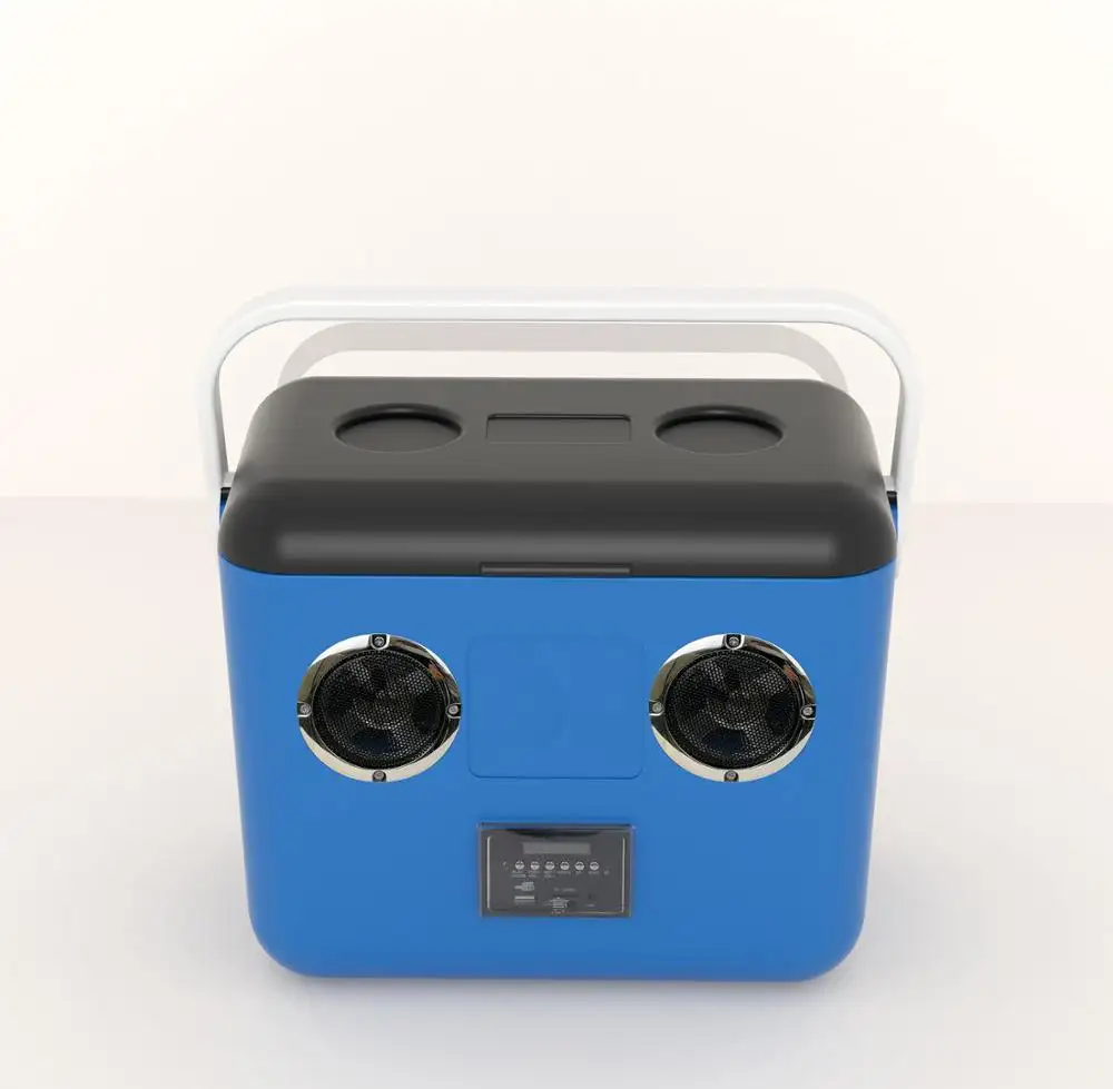 Promotion portable picnic wireless outdoor music cooler box & cooler speaker