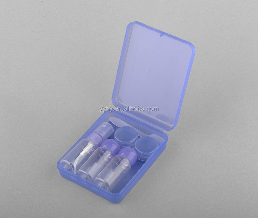 High Quality 5Pcs Cosmetic Packaging Travel Bottle/Pet Travel Bottle Set