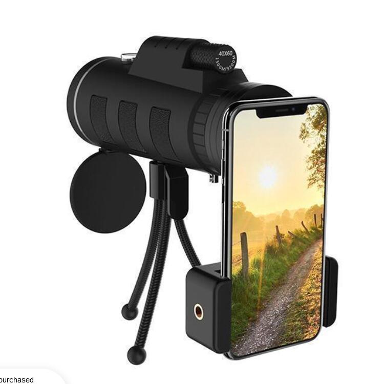 Монокулярный телескоп дальнего действия 16x52 40x60 12x50 для смартфона
