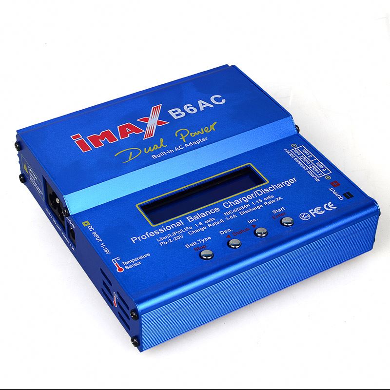 80 Вт IMAX B6AC RC Баланс Lipo зарядное устройство B6 AC Nimh Nicd литиевая батарея баланс зарядное устройство с цифровым ЖК-экраном