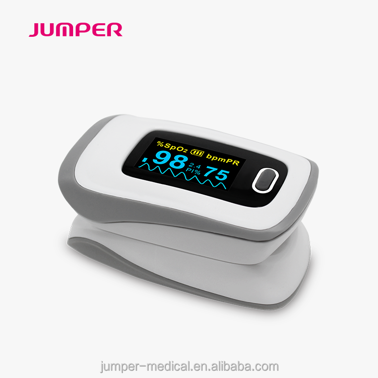 Пальчиковый Пульсоксиметр Jumper с сертификатом CE и умным беспроводным android