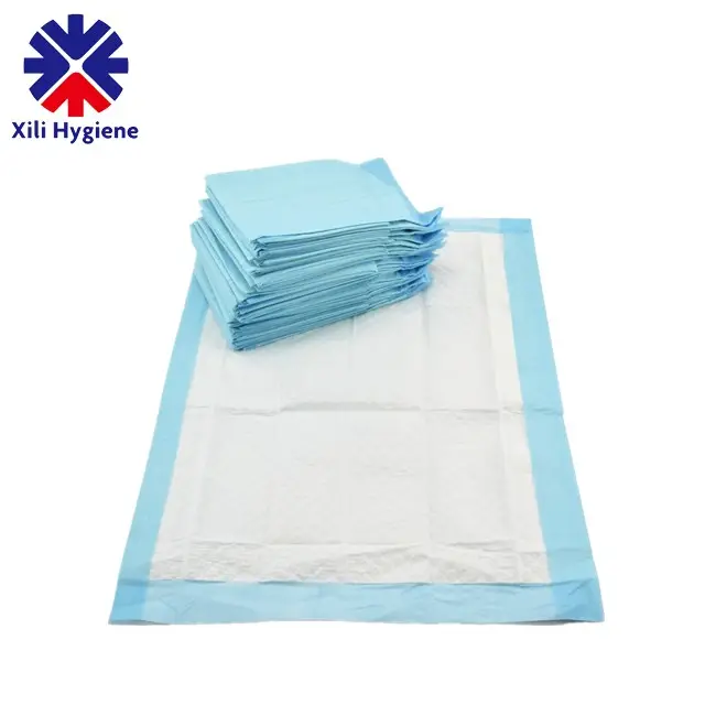Leakage Protection Blue PE Film Bed Disposable Underpad