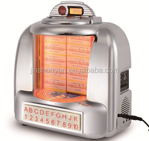 Цифровой Jukebox динамик настенный jukebox с AUX Bluetooth Ретро Радио jukebox