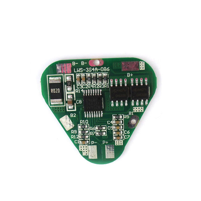 Factory low cost PCB / PCM / BMS 4A For 11.1V 3S1P Li-ion Battery Packs