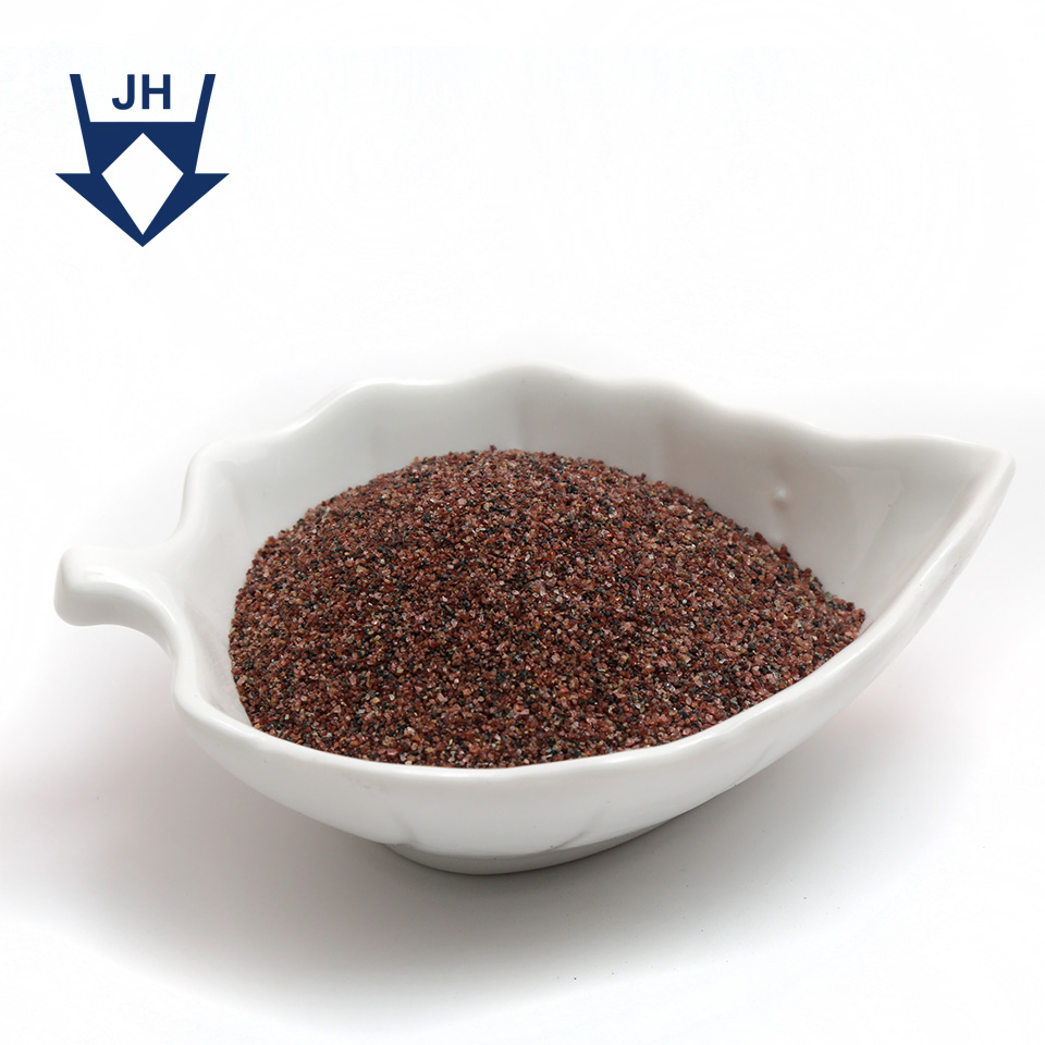 raw material red stone abrasive garnet sand
