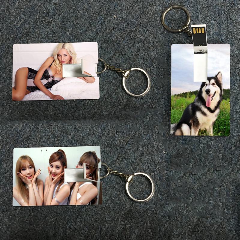 Пустые пластиковые Брелоки для ключей 8G 2 side Sublimation