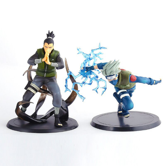 ПВХ игрушки Nara Shikamaru Shippuden Hatake Kakashi 14 см аниме Наруто фигурка