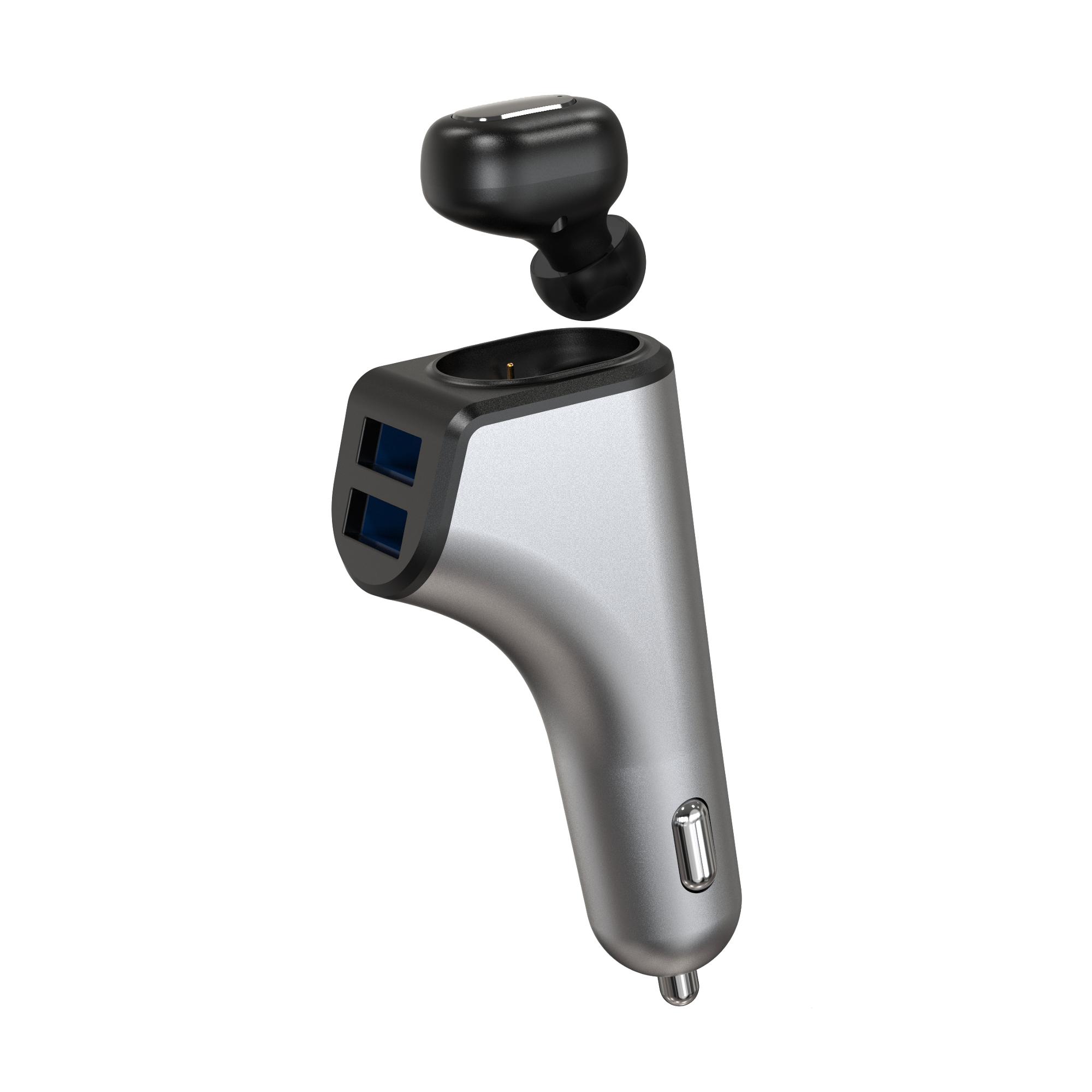 2020 Universal Fast Electric bluetooth headset car charger