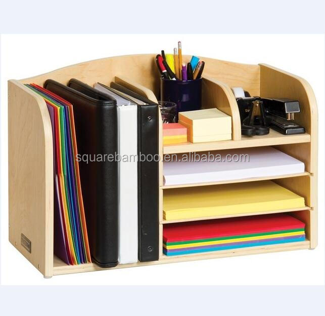 Eco-Friendly Bamboo Desk Supplies Organizer